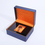 Maxbell Single Watch Storage Box Organizer Luxury for Wristwatches and Smart Watches blue
