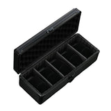 Maxbell Watch Case Aluminum Alloy Gift Watch Box for Travel Watch Collectors Friends 5 Slot