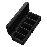 Maxbell Watch Case Aluminum Alloy Gift Watch Box for Travel Watch Collectors Friends 5 Slot