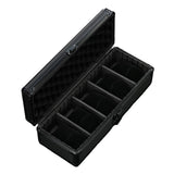 Maxbell Watch Case Aluminum Alloy Gift Watch Box for Travel Watch Collectors Friends 5 Slot