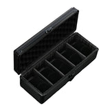 Maxbell Watch Case Aluminum Alloy Gift Watch Box for Travel Watch Collectors Friends 5 Slot