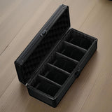Maxbell Watch Case Aluminum Alloy Gift Watch Box for Travel Watch Collectors Friends 5 Slot