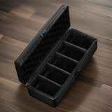 Maxbell Watch Case Aluminum Alloy Gift Watch Box for Travel Watch Collectors Friends 5 Slot