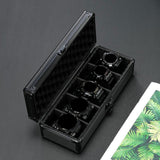 Maxbell Watch Case Aluminum Alloy Gift Watch Box for Travel Watch Collectors Friends 5 Slot