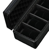Maxbell Watch Case Aluminum Alloy Gift Watch Box for Travel Watch Collectors Friends 5 Slot