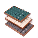 Maxbell Jewelry Organizer Tray Jewelry Tray Container for Bracelet Pendants Necklace Beige