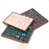 Maxbell Jewelry Organizer Tray Jewelry Tray Container for Bracelet Pendants Necklace Beige