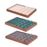 Maxbell Jewelry Organizer Tray Jewelry Tray Container for Bracelet Pendants Necklace Beige