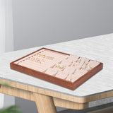 Maxbell Jewelry Organizer Tray Jewelry Tray Container for Bracelet Pendants Necklace Beige