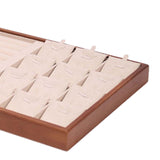 Maxbell Jewelry Organizer Tray Jewelry Tray Container for Bracelet Pendants Necklace Beige