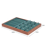 Maxbell Jewelry Organizer Tray Jewelry Tray Container for Bracelet Pendants Necklace Green