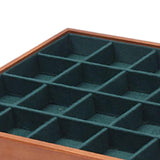 Maxbell Jewelry Display Tray Stackable Storage Tray for Brooch Pin Necklace Earrings Green
