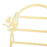 Maxbell Earring Display Stand Jewelry Storage Rack Ear Stud Holder for Tabletop Home Golden