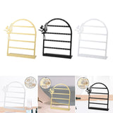 Maxbell Earring Display Stand Jewelry Storage Rack Ear Stud Holder for Tabletop Home Golden