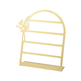 Maxbell Earring Display Stand Jewelry Storage Rack Ear Stud Holder for Tabletop Home Golden