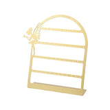 Maxbell Earring Display Stand Jewelry Storage Rack Ear Stud Holder for Tabletop Home Golden