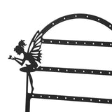 Maxbell Earring Display Stand Jewelry Storage Rack Ear Stud Holder for Tabletop Home Black