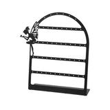 Maxbell Earring Display Stand Jewelry Storage Rack Ear Stud Holder for Tabletop Home Black