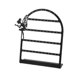 Maxbell Earring Display Stand Jewelry Storage Rack Ear Stud Holder for Tabletop Home Black