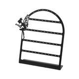 Maxbell Earring Display Stand Jewelry Storage Rack Ear Stud Holder for Tabletop Home Black