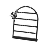 Maxbell Earring Display Stand Jewelry Storage Rack Ear Stud Holder for Tabletop Home Black