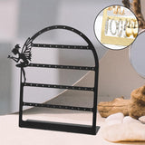 Maxbell Earring Display Stand Jewelry Storage Rack Ear Stud Holder for Tabletop Home Black