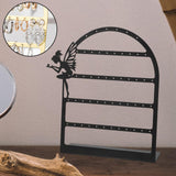 Maxbell Earring Display Stand Jewelry Storage Rack Ear Stud Holder for Tabletop Home Black