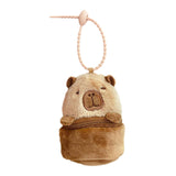 Maxbell 6xCapybara Pouch Purse Toy Bag Decor Keyring for Adults Kids Housewarming Gifts