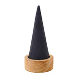 Cone Shaped Rings Holder Jewelry Holder for Retail Stores Countertop Selling dark gray