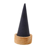 Cone Shaped Rings Holder Jewelry Holder for Retail Stores Countertop Selling dark gray