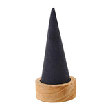 Cone Shaped Rings Holder Jewelry Holder for Retail Stores Countertop Selling dark gray