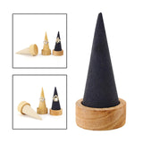 Cone Shaped Rings Holder Jewelry Holder for Retail Stores Countertop Selling dark gray