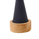 Cone Shaped Rings Holder Jewelry Holder for Retail Stores Countertop Selling dark gray