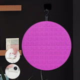 Maxbell Brooch Pin Organizer Hanging Brooch Display Stand Badge Display Pins Storage violet