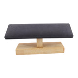 Maxbell Wooden Bracelet Holder Wristwatch Rack for Shopping Mall Jewelry Store Store Dark Gray