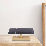 Maxbell Wooden Bracelet Holder Wristwatch Rack for Shopping Mall Jewelry Store Store Dark Gray