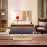 Maxbell Wooden Bracelet Holder Wristwatch Rack for Shopping Mall Jewelry Store Store Dark Gray