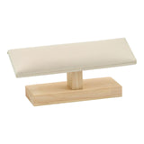 Maxbell Wooden Bracelet Holder Wristwatch Rack for Shopping Mall Jewelry Store Store Beige Yellow