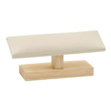 Maxbell Wooden Bracelet Holder Wristwatch Rack for Shopping Mall Jewelry Store Store Beige Yellow