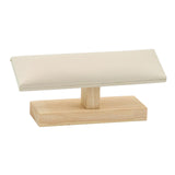 Maxbell Wooden Bracelet Holder Wristwatch Rack for Shopping Mall Jewelry Store Store Beige Yellow