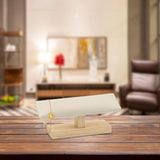 Maxbell Wooden Bracelet Holder Wristwatch Rack for Shopping Mall Jewelry Store Store Beige Yellow