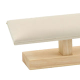 Maxbell Wooden Bracelet Holder Wristwatch Rack for Shopping Mall Jewelry Store Store Beige Yellow