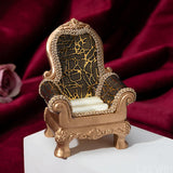 Maxbell Jewelry Organizer Box Ring Storage Box for Jeweler Jewelry Props Photography champagne gold