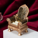 Maxbell Jewelry Organizer Box Ring Storage Box for Jeweler Jewelry Props Photography champagne gold