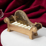 Maxbell Jewelry Box Women Decorative Ring Storage Box for Shopping Mall Jeweler Shop champagne gold