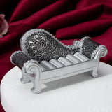 Maxbell Jewelry Box Women Decorative Ring Storage Box for Shopping Mall Jeweler Shop silver