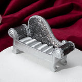 Maxbell Jewelry Box Women Decorative Ring Storage Box for Shopping Mall Jeweler Shop silver