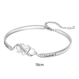 Women Bracelets Wrist Decoration Cute Trendy for Party Birthday Gifts Summer silver