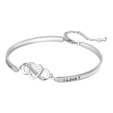 Women Bracelets Wrist Decoration Cute Trendy for Party Birthday Gifts Summer silver