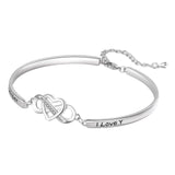 Women Bracelets Wrist Decoration Cute Trendy for Party Birthday Gifts Summer silver